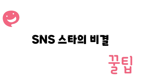 SNS 스타의 비결