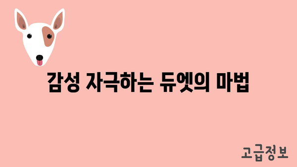 감성 자극하는 듀엣의 마법