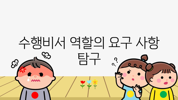 수행비서 역할의 요구 사항 탐구