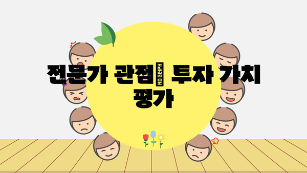 전문가 관점| 투자 가치 평가