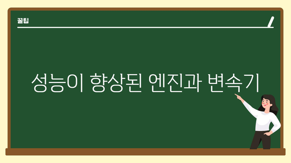 성능이 향상된 엔진과 변속기