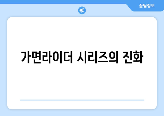 가면라이더 시리즈의 진화