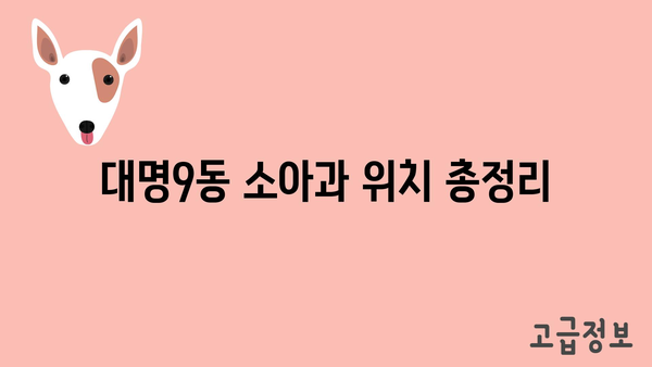 대명9동 소아과 위치 총정리