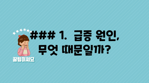 ### 1.  급증 원인, 무엇 때문일까?