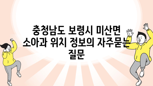 충청남도 보령시 미산면 소아과 위치 정보