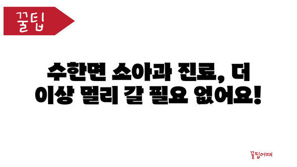 충청북도 보은군 수한면 소아과 위치 정보