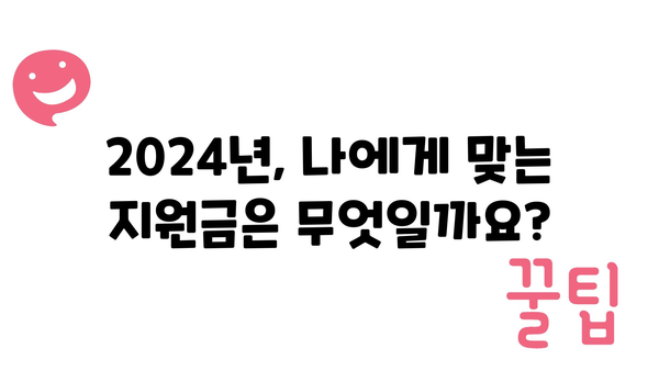 2024년 자영업자·소상공인 지원금 모두 확인하기!