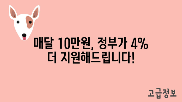 청년을 위한 지원! 2024년 청년도약계좌 정부지원금 및 세제혜택