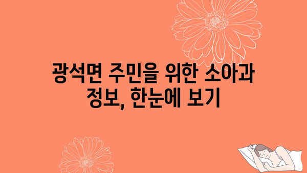 충청남도 논산시 광석면 소아과 위치 정보