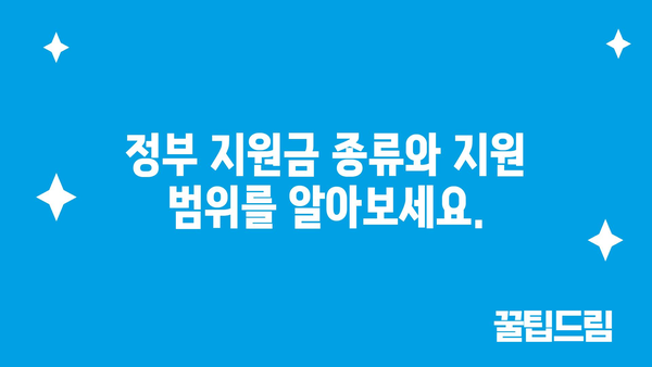 노인을 위한 정부지원금: 자격 요건과 신청 절차 간략 요약