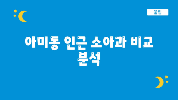 부산시 서구 아미동 소아과 위치 정보