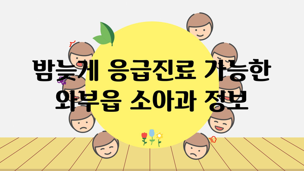 경기도 남양주시 와부읍 소아과 위치 정보