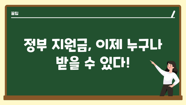 정부 지원금 신청 노하우: 과거 유료 강의 유출본 공개