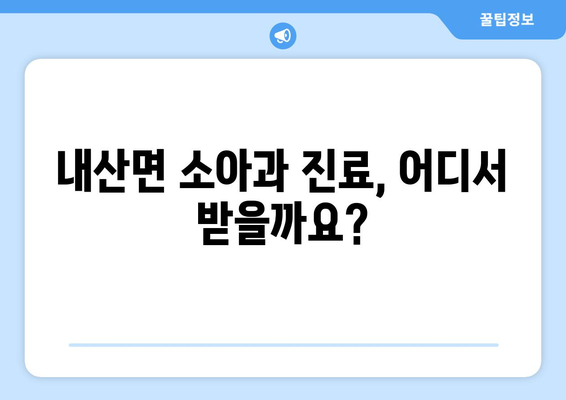 충청남도 부여군 내산면 소아과 위치 정보