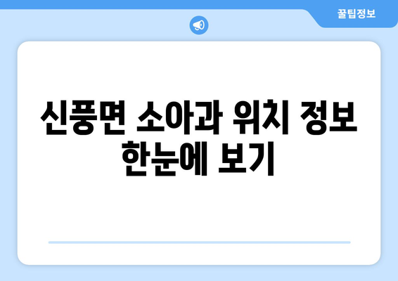 충청남도 공주시 신풍면 소아과 위치 정보