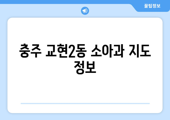 충청북도 충주시 교현2동 소아과 위치 정보