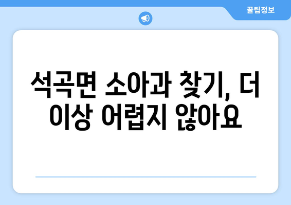 전라남도 곡성군 석곡면 소아과 위치 정보