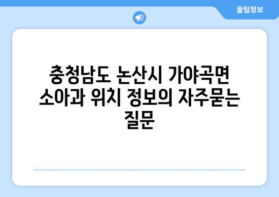 충청남도 논산시 가야곡면 소아과 위치 정보