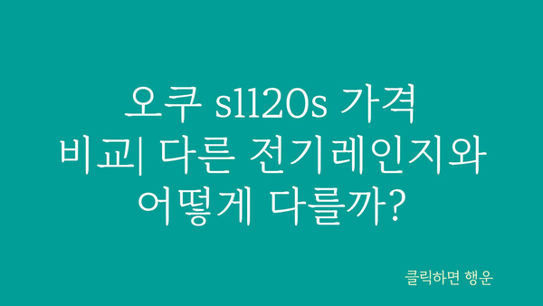 오쿠s1120s 가격