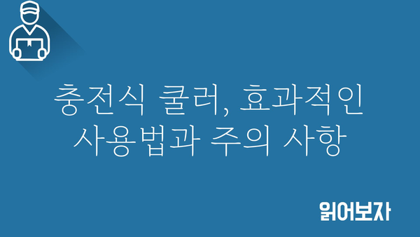 충전식스마트폰쿨러