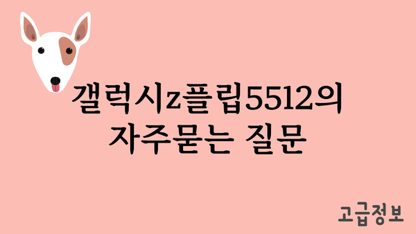 갤럭시z플립5512