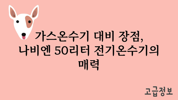 나비엔전기온수기50리터