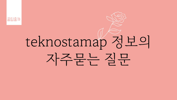 teknostamap 정보