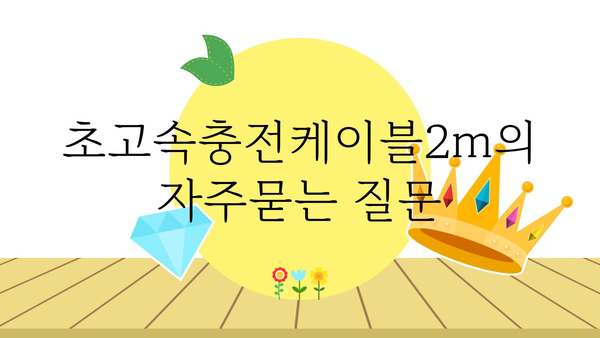 초고속충전케이블2m