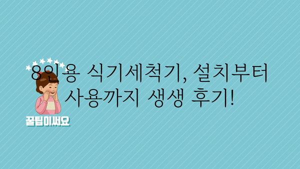 식기세척기8인용 내돈내산