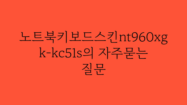 노트북키보드스킨nt960xgk-kc51s