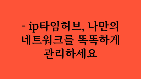 ip타임허브